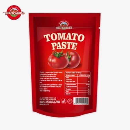 Die 500-g-Stand-up-Tomatensäcke bietet eine bequeme Verpackung und einen herrlichen Geschmack