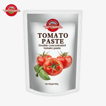 Der 500-Gramm-Stand-up-Tomatensatz bietet eine bequeme Verpackung und einen köstlichen Geschmack