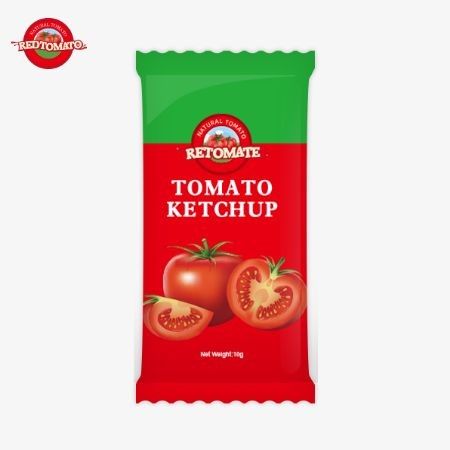 10 Gramm Ketchup mit süß-sauerem Geschmack und reinem natürlichen Geschmack