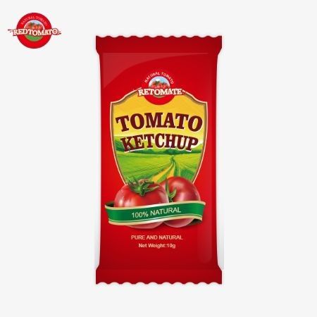 10g Tomatenketchup schmeckt süß und reich, schmeckt natürlich