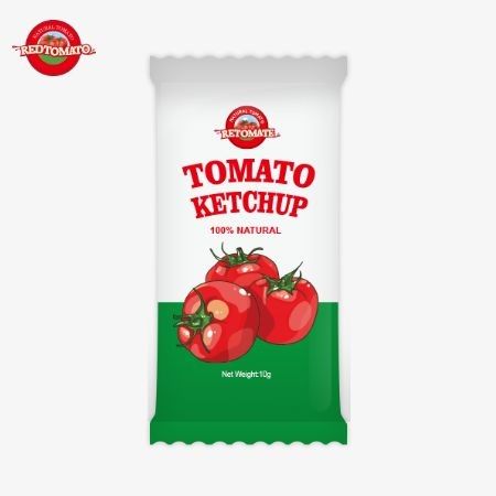 Ein 10 Gramm Taschen Tomatenketchup bietet einen süßen, reichhaltigen Geschmack, der aus natürlichen Zutaten hergestellt wird und zu einem Fabrikpreis erhältlich ist