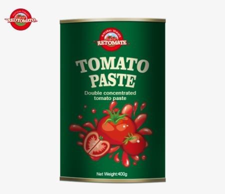 400 g Tomatenpaste kann die ISO HACCP BRC und FDA Produktionsstandards erfüllen