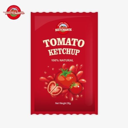36g OEM Tomatenketchup mit reinem natürlichen Geschmack erfüllt ISO HACCP BRC und FDA Standards