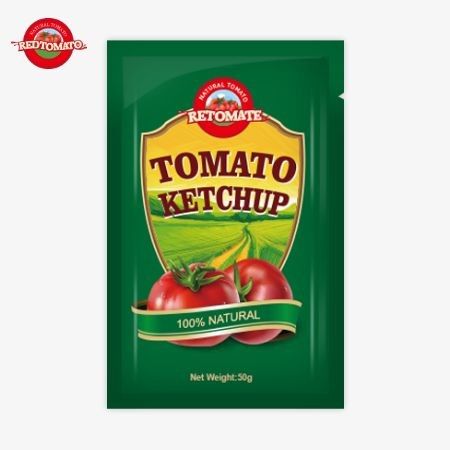 Premium 50g Ketchup-Taschen aus China, zertifiziert durch ISO, HACCP und FDA, zu Fabrikpreisen erhältlich