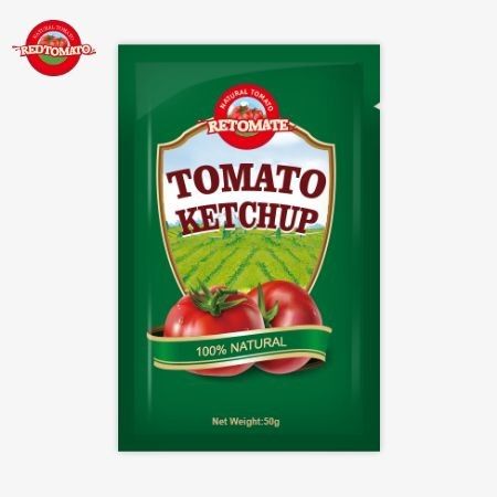 OEM Premium 50g Kleinsatz Ketchup mit Fabrikpreis China Fabrik Direktverkauf