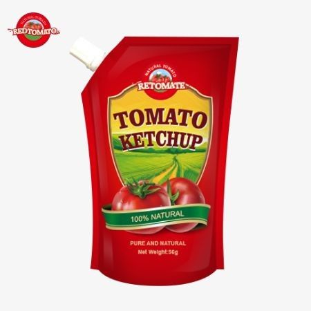 OEM-Standard 56g reine, natürliche Ketchup-Taschen, die an die internationalen Produktionsnormen angepasst sind.