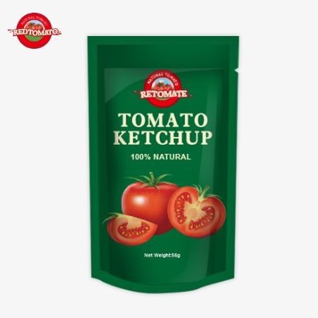 56 g Ketchup-Säcke mit natürlichem Geschmack OEM-Standard mit internationalen Produktionsnormen konform