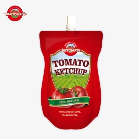 70g Ketchup-Tasche mit einem reinen natürlichen Geschmack Bequem und international Standard ist zu einem Fabrikpreis erhältlich