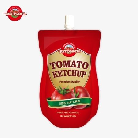 OEM China Fabrikpreis 100g Süß und Sauer Natürliche Ketchup-Tasche Dip-Soße-Tasche