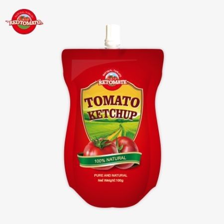 OEM China Fabrikpreis 100g Süß und Sauer Natürlicher Ketchup Sachet HACCP Standards