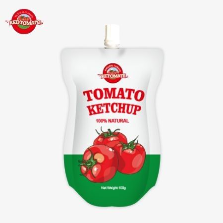 OEM China Fabrikpreis 100g Süß und Sauer Natürliche Ketchup-Tasche, HACCP FDA-Standards