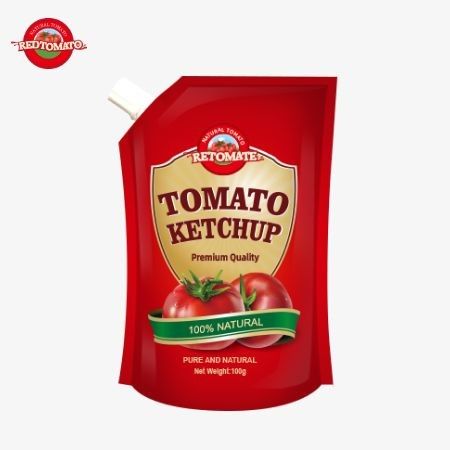 OEM 140g Ketchupbeutel, die den internationalen Standards entsprechen und zu Fabrikpreisen angeboten werden