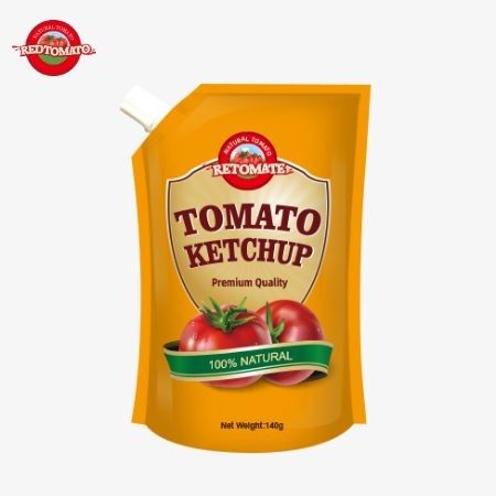 Wir produzieren bequeme 140-g-Ketchup-Taschen, die internationalen Standards entsprechen und zu Fabrikpreisen angeboten werden.