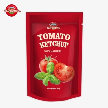 OEM 200g Sachet Ketchup, reiner natürlicher Geschmack perfekt für China