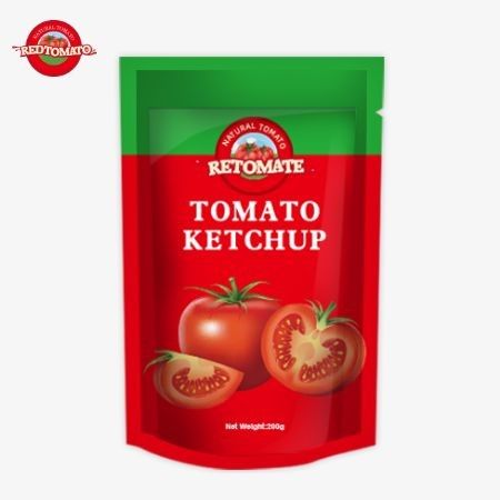 Wir produzieren 200 Gramm Ketchup, die internationalen Standards entsprechen und zu Fabrikpreisen erhältlich sind.