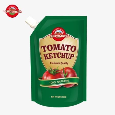 Wir produzieren 200g Ketchup-Taschen, die internationalen Standards entsprechen und zu Fabrikpreisen angeboten werden.
