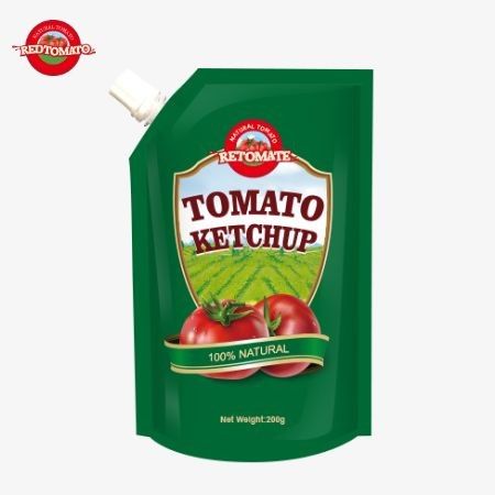 Wir produzieren 200g Ketchup-Taschen, die internationalen Standards entsprechen und zu Fabrikpreisen erhältlich sind.