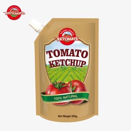 Wir produzieren 200g Ketchup-Taschen, die internationalen Standards entsprechen und zu Fabrikpreisen erhältlich sind.