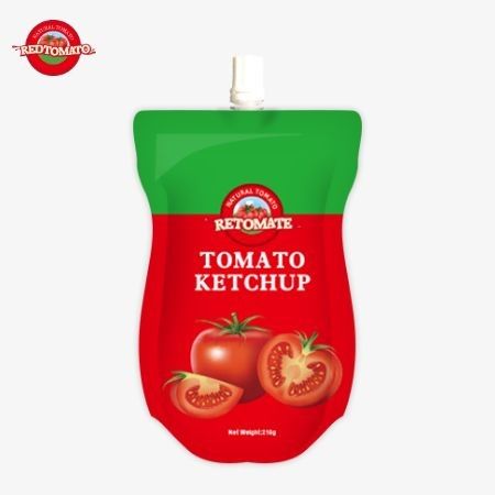 Herstellung von 210g Ketchup-Säcken in einer OEM-Fabrik mit einem reinen und natürlichen Geschmack