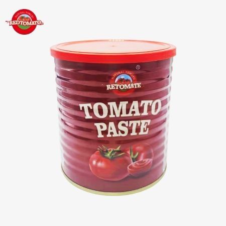 Retomate Eigenmarke 800g Tomatenmark in der Dose  Brix 28-30%  Marken- und Verpackungsdesign anbieten