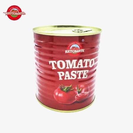 Retomate Eigenmarke 800g Tomatenmark in der Dose  Brix 28-30%  Marken- und Verpackungsdesign anbieten