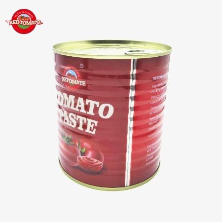 Retomate Eigenmarke 800g Tomatenmark in der Dose  Brix 28-30%  Marken- und Verpackungsdesign anbieten