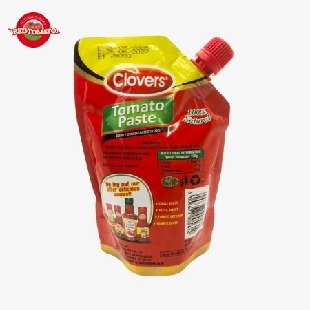 340g Zwiebeln, Steh-Spout-Sachet, Tomaten-Paste, doppelt konzentriert, Brix, 28-30%, angepasst, mit gleicher Qualität.
