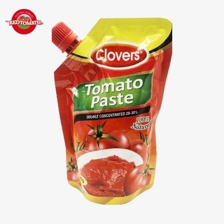 340g Zwiebeln, Steh-Spout-Sachet, Tomaten-Paste, doppelt konzentriert, Brix, 28-30%, angepasst, mit gleicher Qualität.