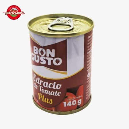 BONCUSTO Marke 140g Konserven Tomatenpaste Brix22-24% Marke und Verpackung zu bieten