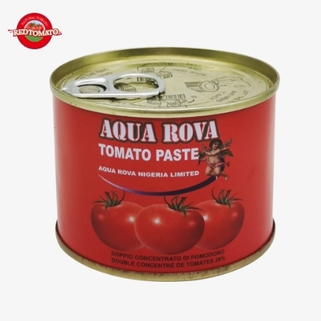 70g AQUA ROVA Tomatenmark in der Dose mit Brix 28–30% Marken- und Verpackungsdesign anbieten