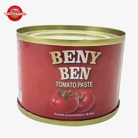 BENYBEN 70g Canned Tomato Paste Hard Open Lid Brix28-30%  Available Under Own Brand Also Comes With Full Brand And Packaging Design Services
