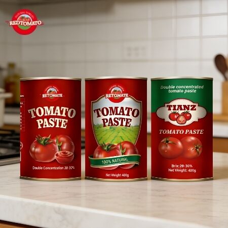 400g Tomatenmark in Dosen entspricht den Produktionsstandards ISO HACCP BRC FDA