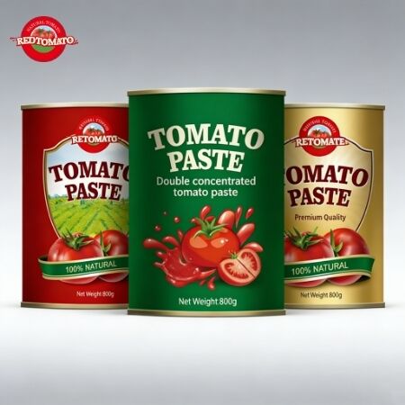 Unsere 800 g Dosen Tomatenpaste entspricht den weltweiten Qualitätsstandards von ISO HACCP BRC und FDA.