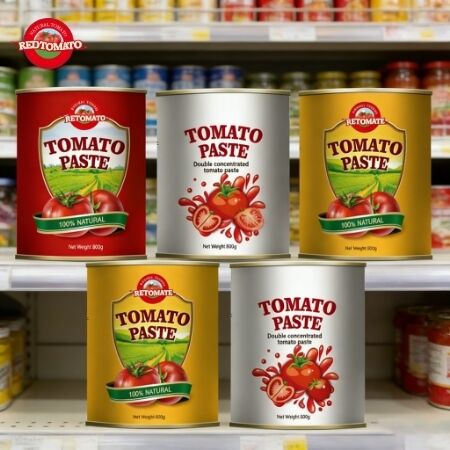 800g Tomatenpaste in Dosen. Er entspricht den ISO HACCP BRC FDA Qualitäts- und Sicherheitsstandards.