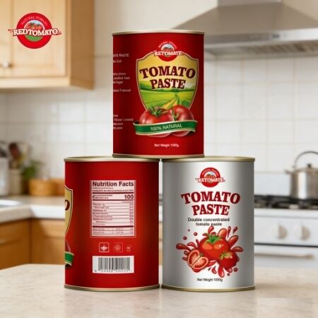 1000 g ISO-zertifizierte Tomatenpaste in Dosen mit süß-sauerem Geschmack für verbesserte kulinarische Kreationen