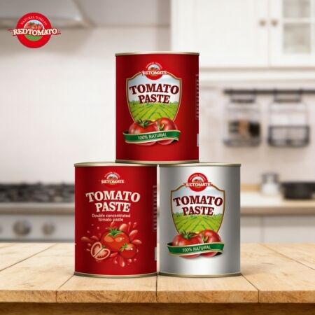 Premium 1000g Dose - Tomatenmark in Dosen mit 28-30% Brix und ISO, HACCP, BRC, FDA Zertifizierungen