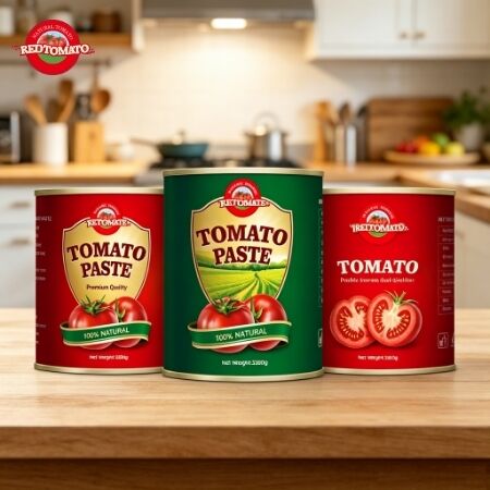 2200 g Halal-zertifizierte Tomatenpaste in Dosen Konzentrat mit 28-30% Brix für Premium-Kulinareinsatz
