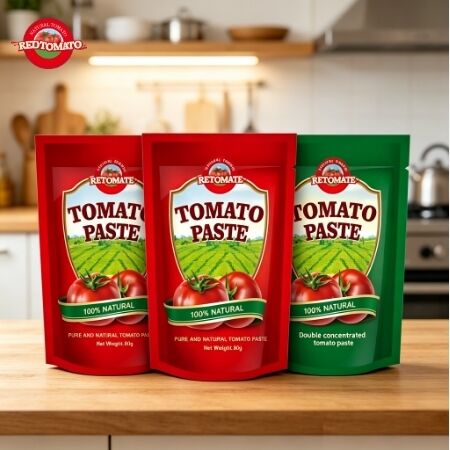 80 g Doppelkonzentrierte Tomatenpaste in Stehbeutel Verschiedene Reinheit 30 bis 100 Erhältlich