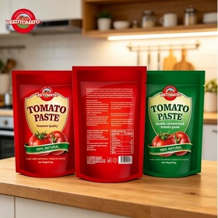 80g Triple Concentrated Sachet Tomato Paste with ISO, HACCP, BRC, FDA Certification for Convenient Usage