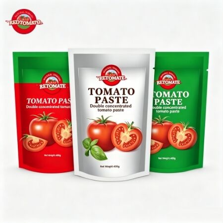 400 g Stand-Up-Tomatensäcke mit 30% bis 100% Reinheit und süß-sauerem Geschmack