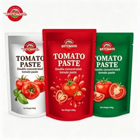 400g Steh-up-Sachet Tomatenpaste Bequem und 30%-100% rein für vielseitiges Kochen