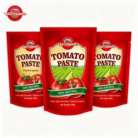 400g Steh-Sachet Tomatenpaste mit 30%-100% Reinheit für ein bequemes Kochen