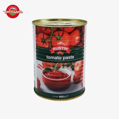 Einfach offenes Deckel Dosen Tomatenpaste 140g pro Dose Rot Tomatenpaste
