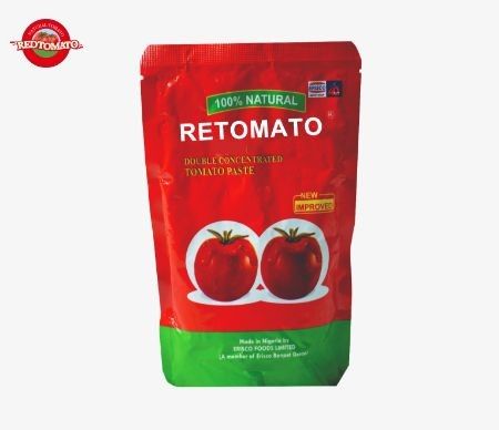 OEM Dreifachkonzentrierte Tomatenpaste 100g Stand Up Sachet 30%-100% Reinheit