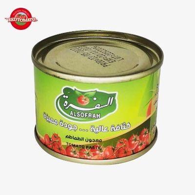 Süß-Saure Tomatenpaste aus Dosen 210g mit bequemen, harten offenen Deckel