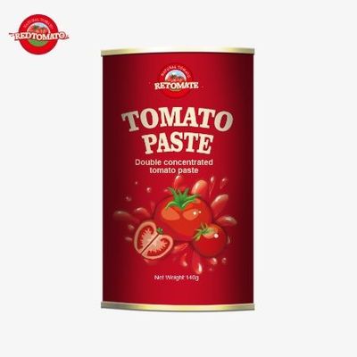 140 g Tomatenpasta in Dosen mit einer erweiterten, außergewöhnlich komfortablen QS-Zertifizierung