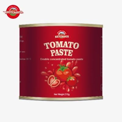 210 g Tomatenpaste in Dosen entspricht den Produktionsstandards der ISO HACCP BRC und FDA