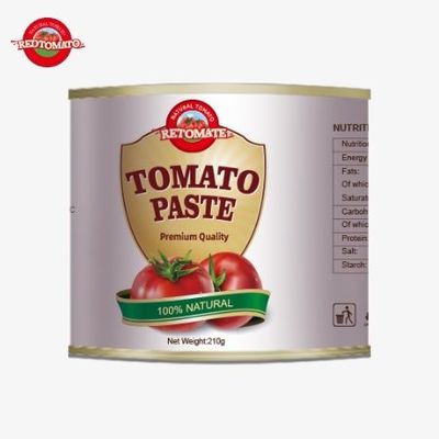210 g Tomatenpaste in Dosen entspricht den internationalen ISO HACCP BRC und FDA Standards