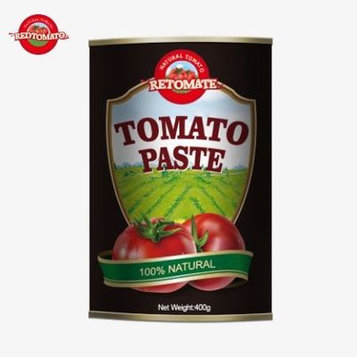 Unsere 400g Tomatenpaste entspricht streng den höchsten internationalen Lebensmittelsicherheitsstandards.