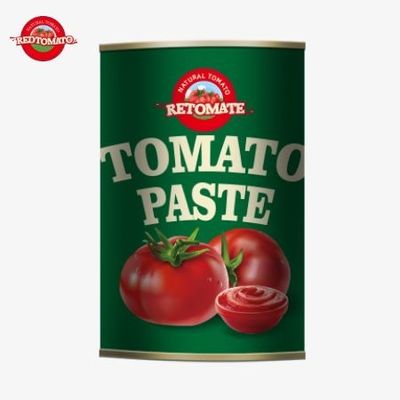 400 g Tomatenpaste in Dosen entspricht streng den höchsten internationalen Lebensmittelsicherheitsstandards